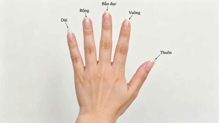 Hình dáng móng tay bật mí điều gì về tính cách nữ giới?