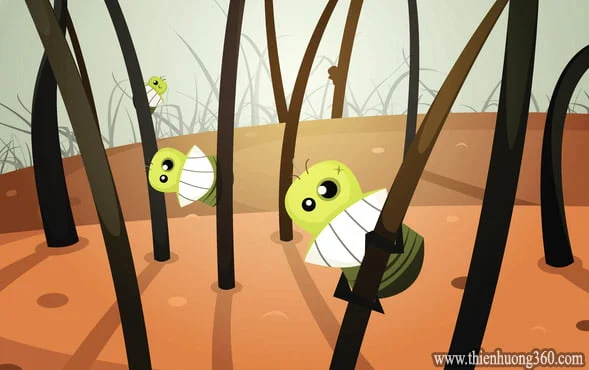 BA CON RẬN KIỆN NHAU
