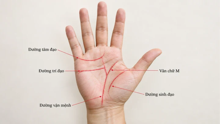 Người sở hữu bàn tay chữ M có gì đặc biệt?