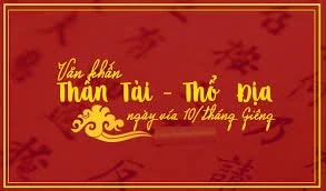 Văn khấn Thần Tài