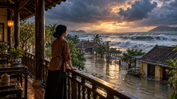 Mơ nước lũ, biển lớn — ảnh minh họa cảnh giấc mơ
