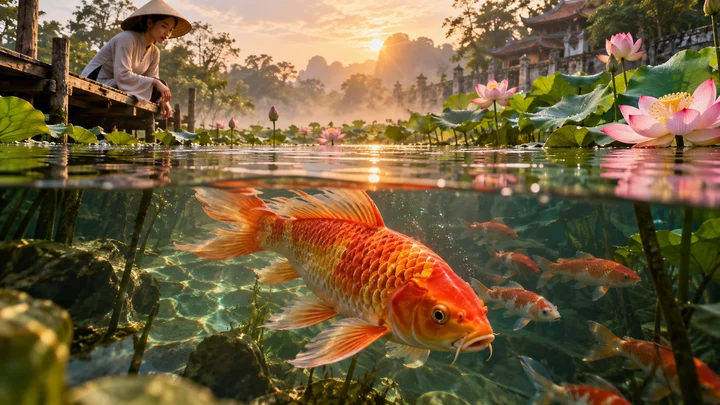 Mơ thấy cá — ảnh minh họa cảnh giấc mơ
