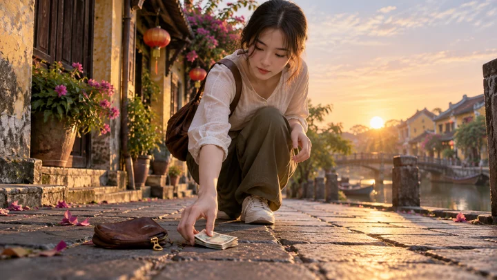 Mơ nhặt được tiền, của cải — ảnh minh họa cảnh giấc mơ