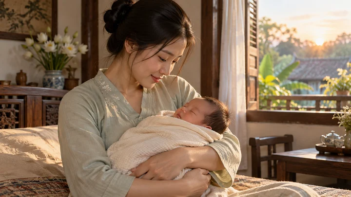Mơ thấy em bé — ảnh minh họa cảnh giấc mơ