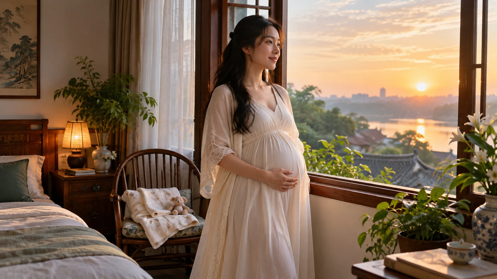 Mơ thấy mình mang thai — ảnh minh họa cảnh giấc mơ