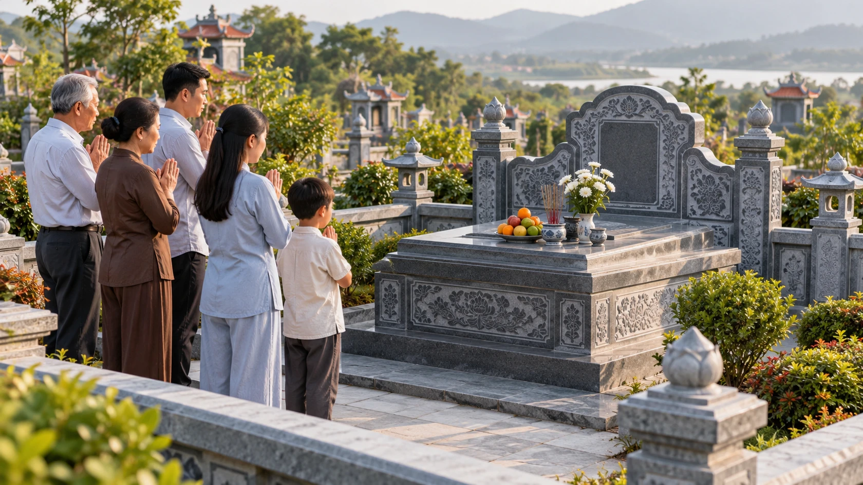 Ảnh minh họa riêng: Bài văn cúng xây mộ