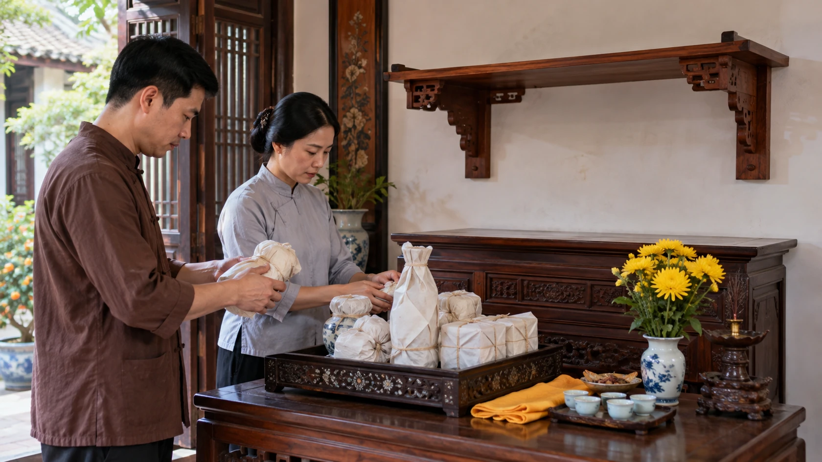 Ảnh minh họa riêng: Bài cúng dỡ bỏ ban thờ