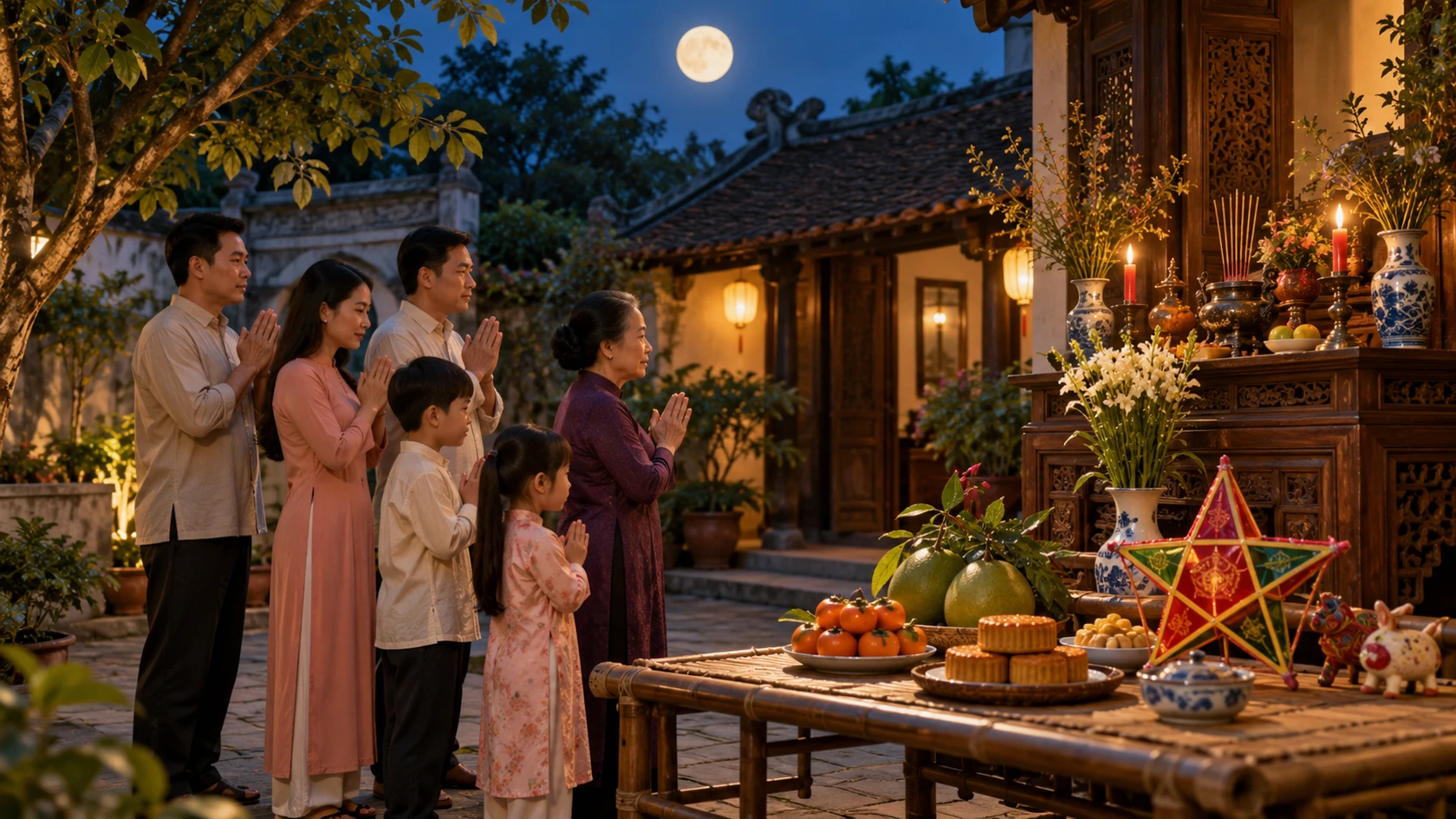 Ảnh minh họa riêng: Văn khấn Rằm Trung thu