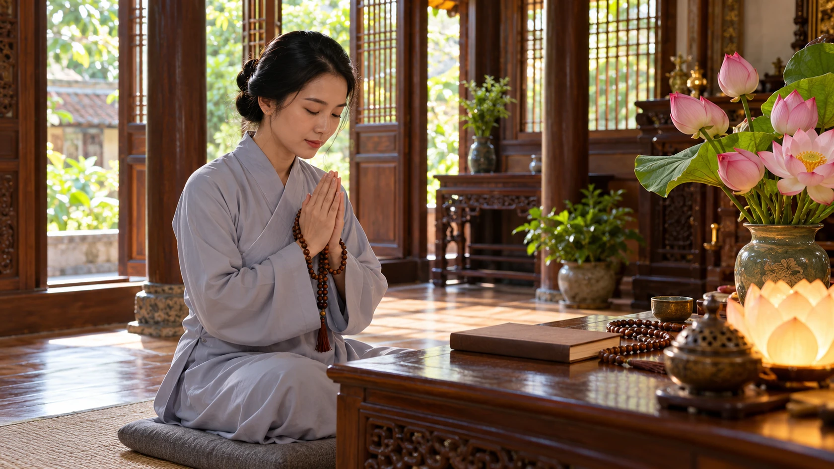 Ảnh minh họa riêng: Trì chú Chuẩn Đề