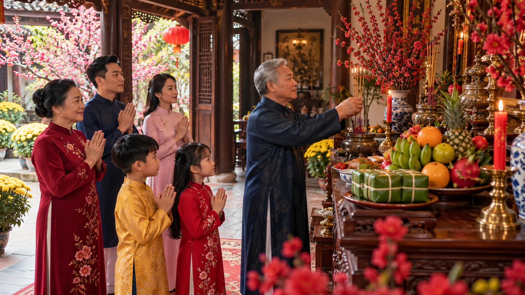 Ảnh minh họa riêng: Bài cúng Tết cổ truyền Bính Ngọ 2026