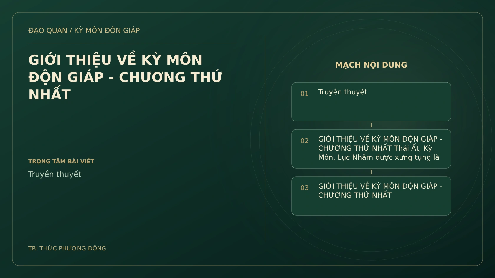 Sơ đồ Kỳ Môn: GIỚI THIỆU VỀ KỲ MÔN ĐỘN GIÁP - CHƯƠNG THỨ NHẤT
