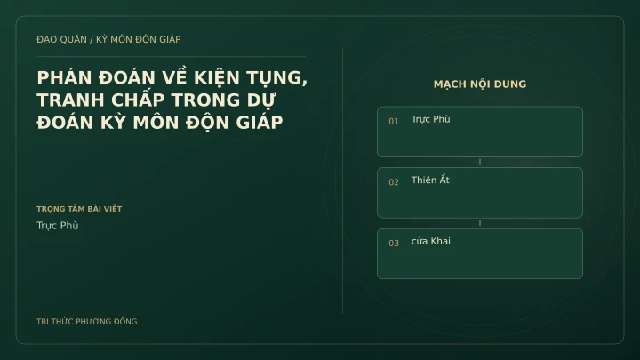 Sơ đồ Kỳ Môn: PHÁN ĐOÁN VỀ KIỆN TỤNG, TRANH CHẤP TRONG DỰ ĐOÁN KỲ MÔN ĐỘN GIÁP