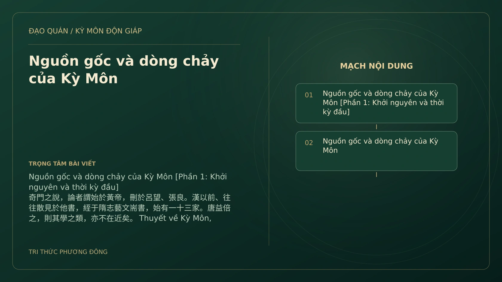 Sơ đồ Kỳ Môn: Nguồn gốc và dòng chảy của Kỳ Môn