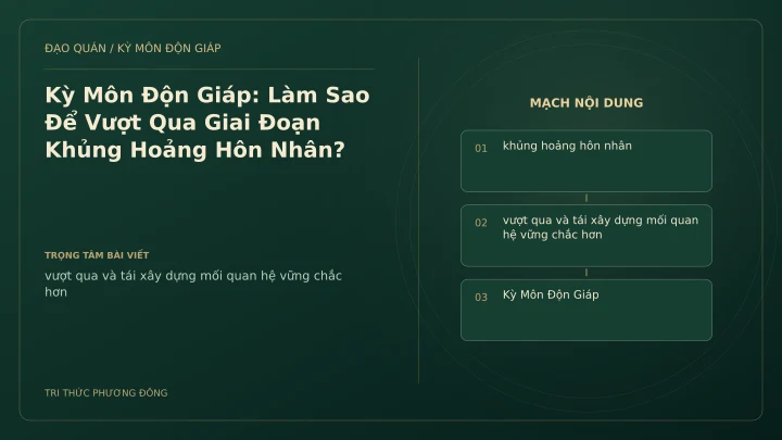 Sơ đồ Kỳ Môn: Kỳ Môn Độn Giáp: Làm Sao Để Vượt Qua Giai Đoạn Khủng Hoảng Hôn Nhân?