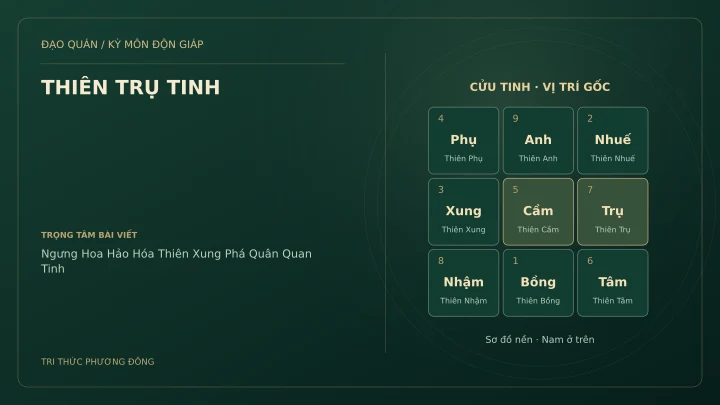 Sơ đồ Kỳ Môn: THIÊN TRỤ TINH