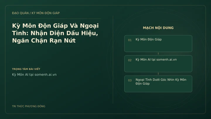 Sơ đồ Kỳ Môn: Kỳ Môn Độn Giáp Và Ngoại Tình: Nhận Diện Dấu Hiệu, Ngăn Chặn Rạn Nứt