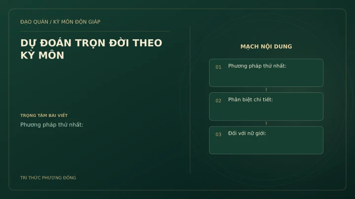Sơ đồ Kỳ Môn: DỰ ĐOÁN TRỌN ĐỜI THEO KỲ MÔN