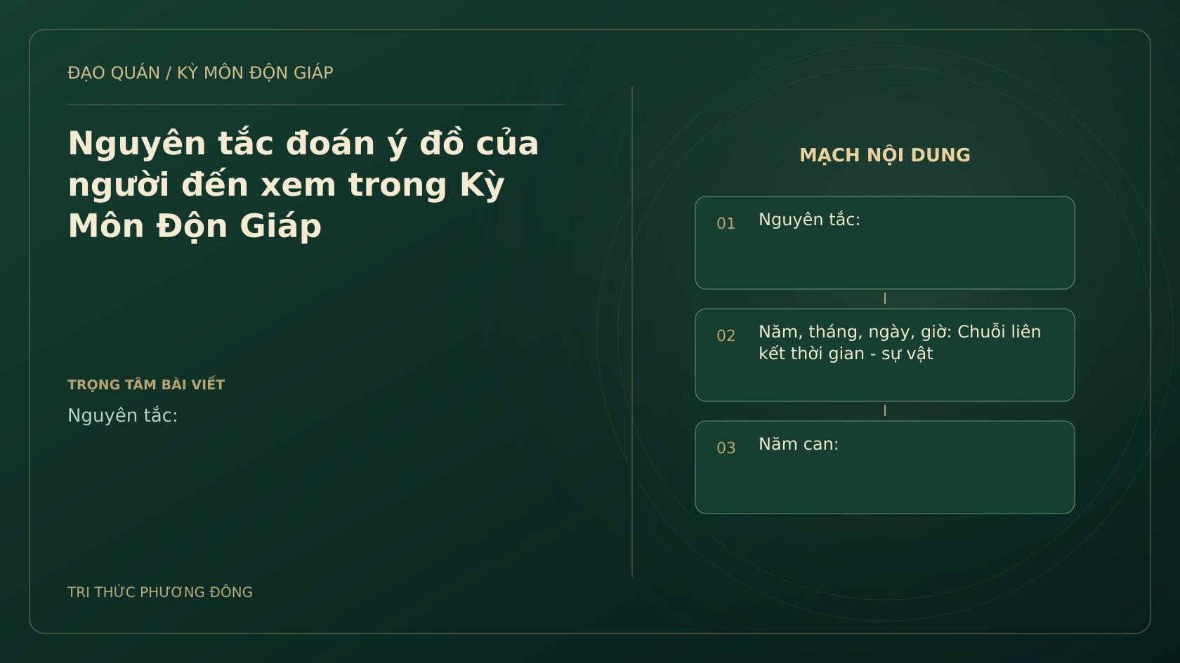 Sơ đồ Kỳ Môn: Nguyên tắc đoán ý đồ của người đến xem trong Kỳ Môn Độn Giáp