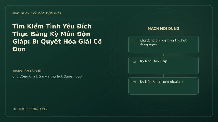 Sơ đồ Kỳ Môn: Tìm Kiếm Tình Yêu Đích Thực Bằng Kỳ Môn Độn Giáp: Bí Quyết Hóa Giải Cô Đơn