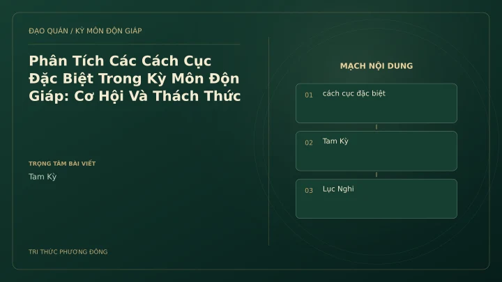 Sơ đồ Kỳ Môn: Phân Tích Các Cách Cục Đặc Biệt Trong Kỳ Môn Độn Giáp: Cơ Hội Và Thách Thức