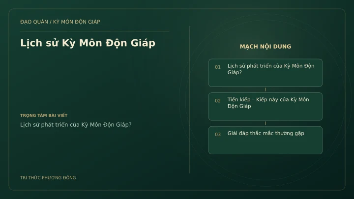 Sơ đồ Kỳ Môn: Lịch sử Kỳ Môn Độn Giáp