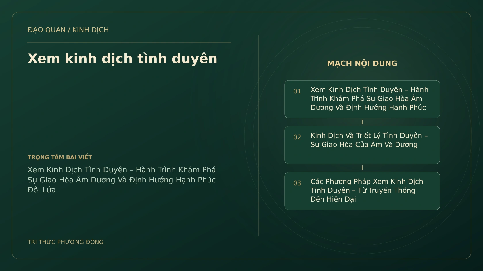 Minh họa Dịch học: Xem kinh dịch tình duyên