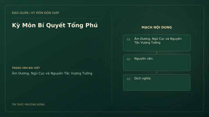 Sơ đồ Kỳ Môn: Kỳ Môn Bí Quyết Tổng Phú