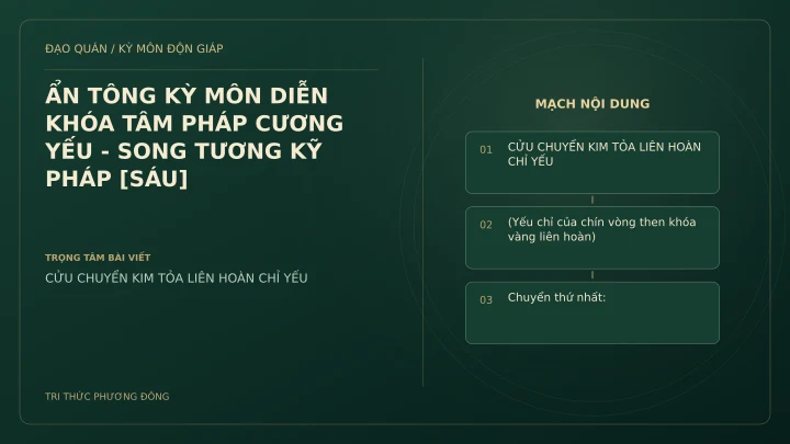 Sơ đồ Kỳ Môn: ẨN TÔNG KỲ MÔN DIỄN KHÓA TÂM PHÁP CƯƠNG YẾU - SONG TƯƠNG KỸ PHÁP [SÁU]