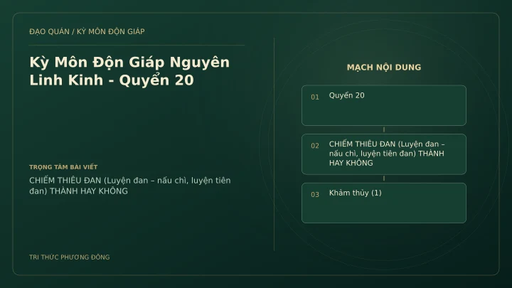Sơ đồ Kỳ Môn: Kỳ Môn Độn Giáp Nguyên Linh Kinh - Quyển 20