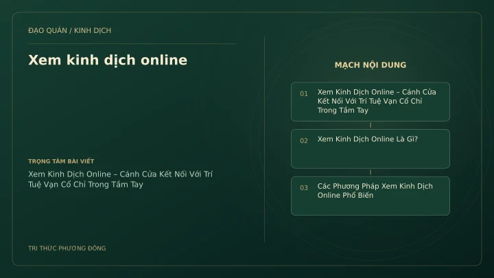 Minh họa Dịch học: Xem kinh dịch online