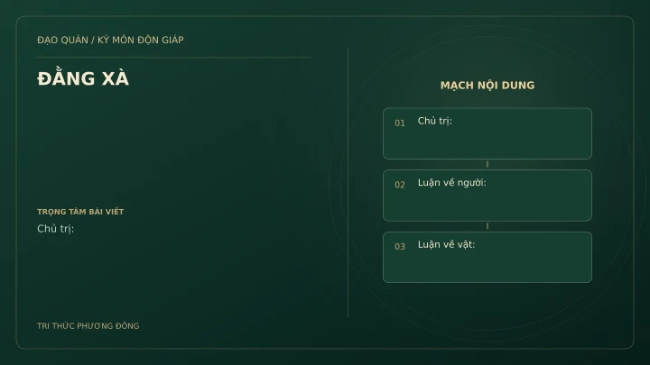 Sơ đồ Kỳ Môn: ĐẰNG XÀ