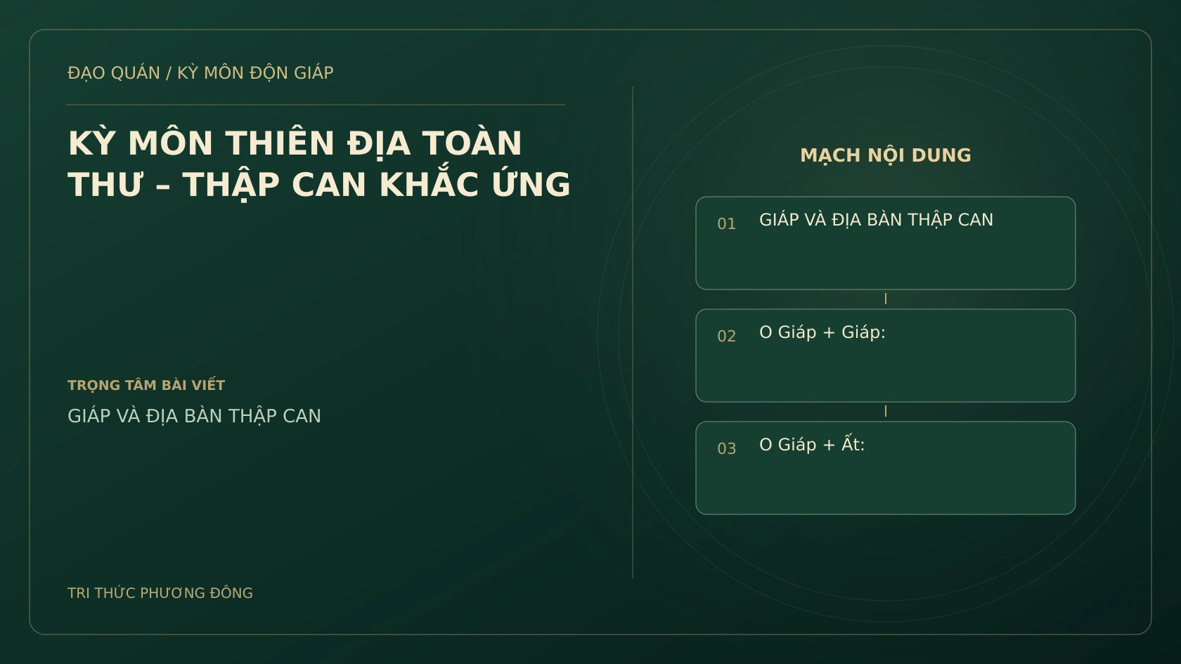 Sơ đồ Kỳ Môn: KỲ MÔN THIÊN ĐỊA TOÀN THƯ – THẬP CAN KHẮC ỨNG