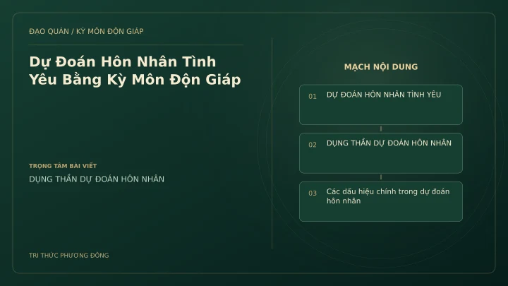 Sơ đồ Kỳ Môn: Dự Đoán Hôn Nhân Tình Yêu Bằng Kỳ Môn Độn Giáp