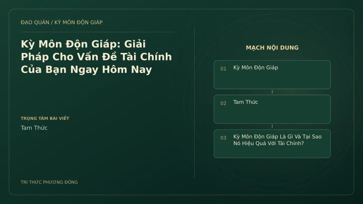 Sơ đồ Kỳ Môn: Kỳ Môn Độn Giáp: Giải Pháp Cho Vấn Đề Tài Chính Của Bạn Ngay Hôm Nay