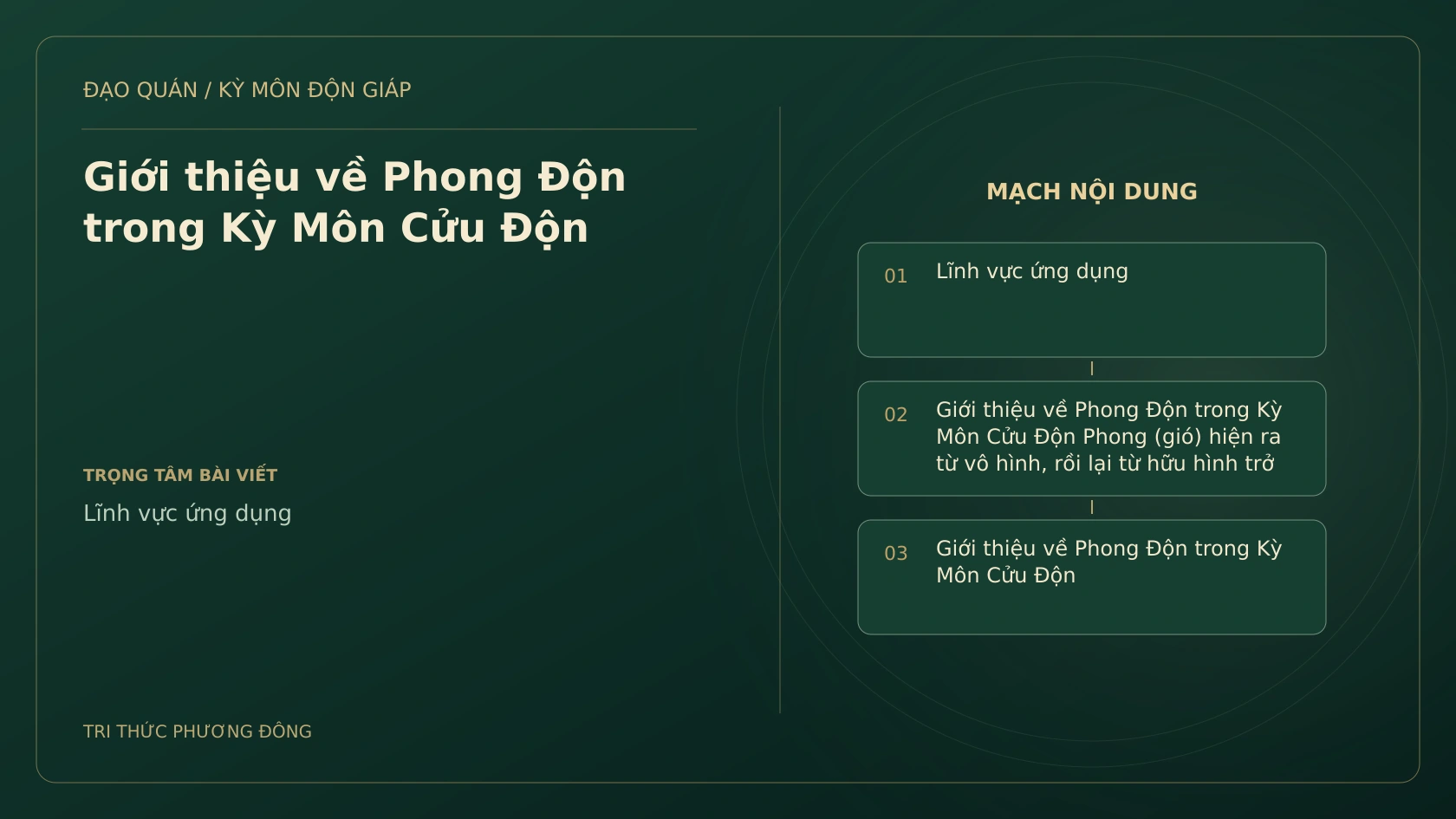 Sơ đồ Kỳ Môn: Giới thiệu về Phong Độn trong Kỳ Môn Cửu Độn