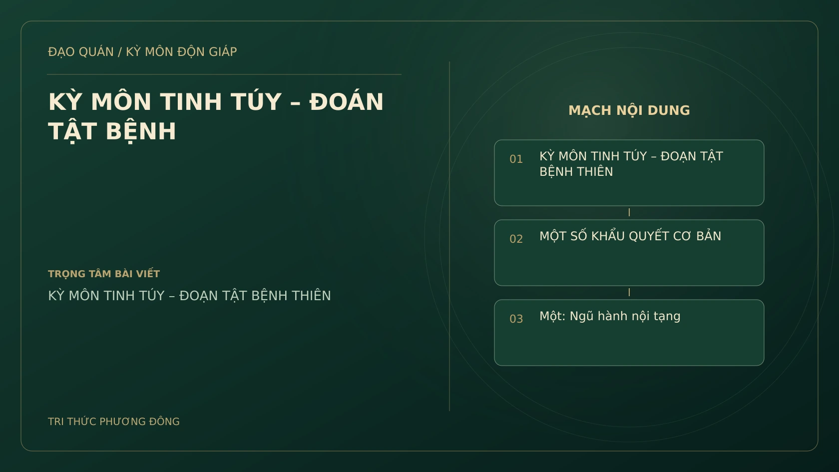 Sơ đồ Kỳ Môn: KỲ MÔN TINH TÚY – ĐOÁN TẬT BỆNH