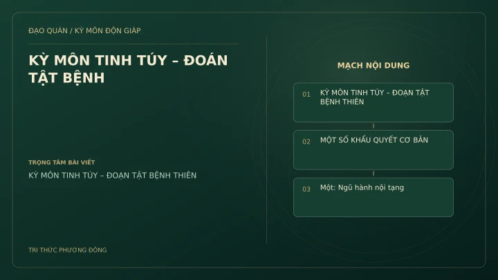 Sơ đồ Kỳ Môn: KỲ MÔN TINH TÚY – ĐOÁN TẬT BỆNH