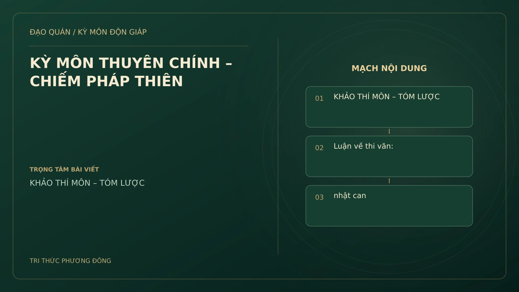 Sơ đồ Kỳ Môn: KỲ MÔN THUYÊN CHÍNH – CHIẾM PHÁP THIÊN