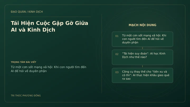 Minh họa Dịch học: Tái Hiện Cuộc Gặp Gỡ Giữa AI và Kinh Dịch
