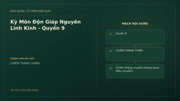 Sơ đồ Kỳ Môn: Kỳ Môn Độn Giáp Nguyên Linh Kinh - Quyển 9