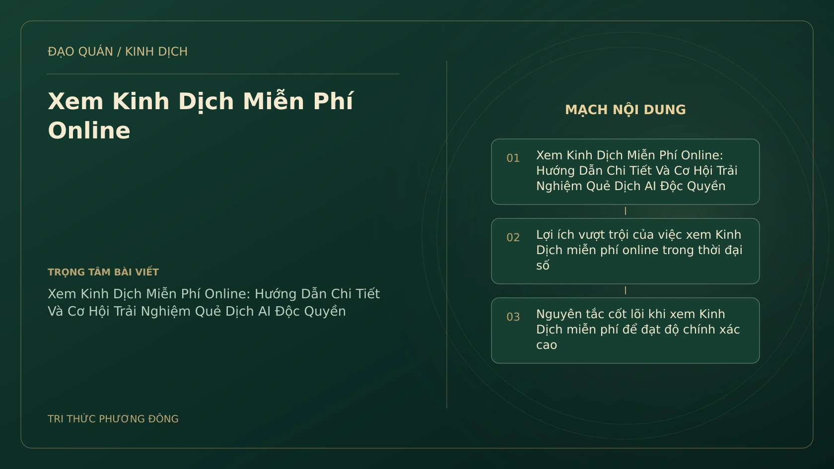 Minh họa Dịch học: Xem Kinh Dịch Miễn Phí Online