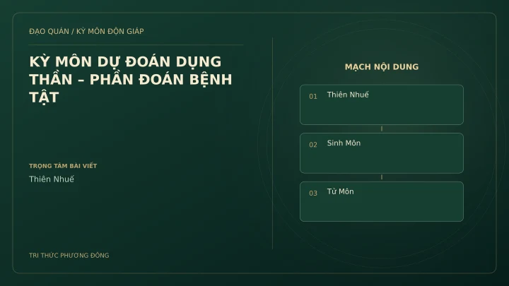 Sơ đồ Kỳ Môn: KỲ MÔN DỰ ĐOÁN DỤNG THẦN – PHẦN ĐOÁN BỆNH TẬT