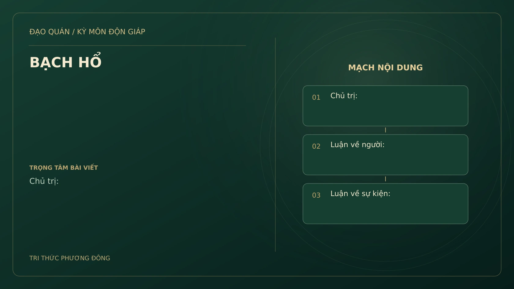 Sơ đồ Kỳ Môn: BẠCH HỔ
