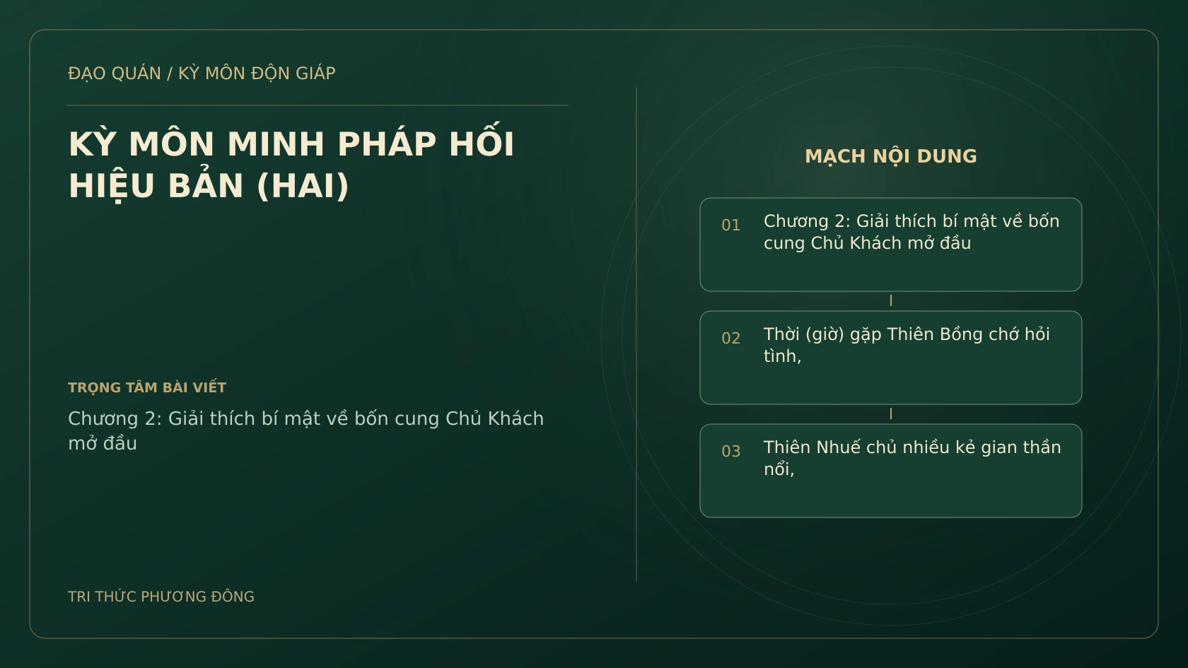 Sơ đồ Kỳ Môn: KỲ MÔN MINH PHÁP HỐI HIỆU BẢN (HAI)