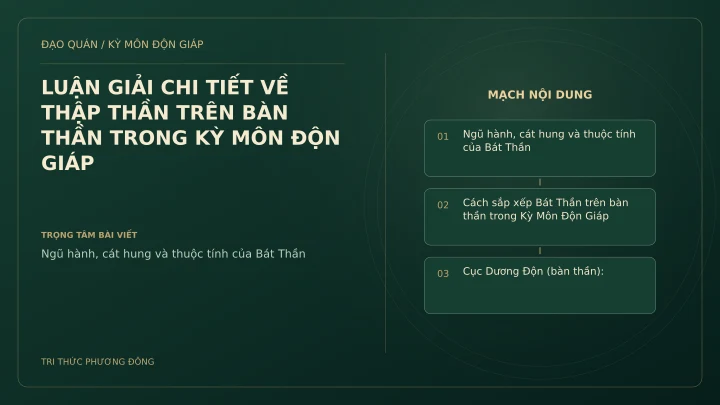 Sơ đồ Kỳ Môn: LUẬN GIẢI CHI TIẾT VỀ THẬP THẦN TRÊN BÀN THẦN TRONG KỲ MÔN ĐỘN GIÁP
