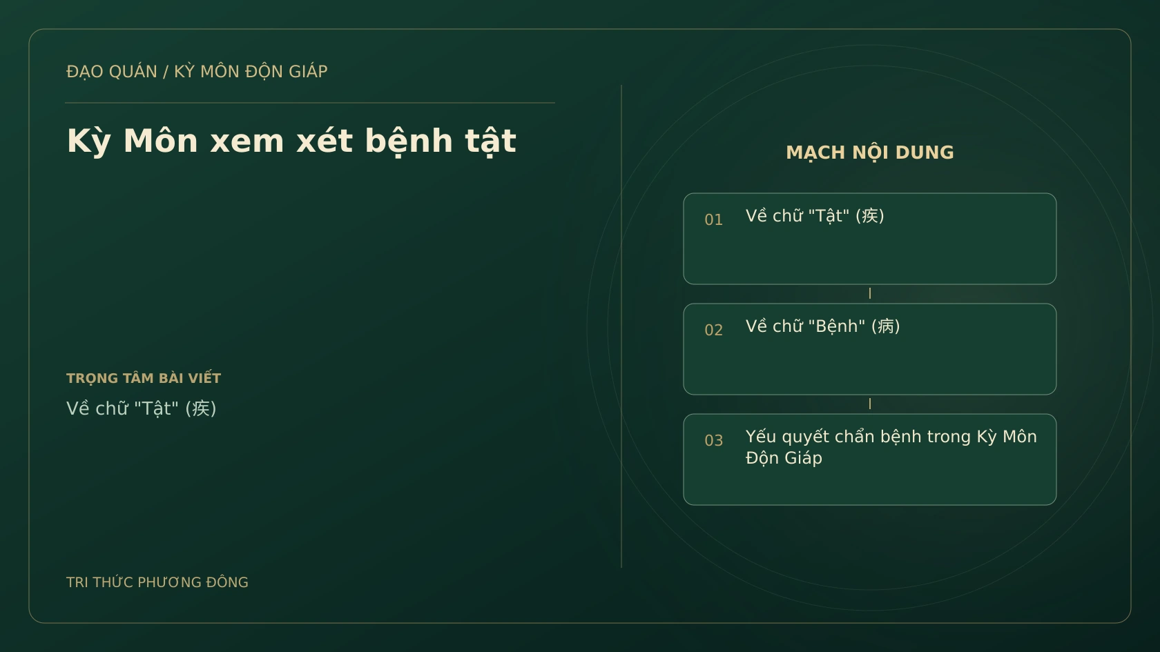 Sơ đồ Kỳ Môn: Kỳ Môn xem xét bệnh tật