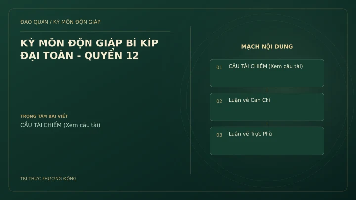 Sơ đồ Kỳ Môn: KỲ MÔN ĐỘN GIÁP BÍ KÍP ĐẠI TOÀN - QUYỂN 12
