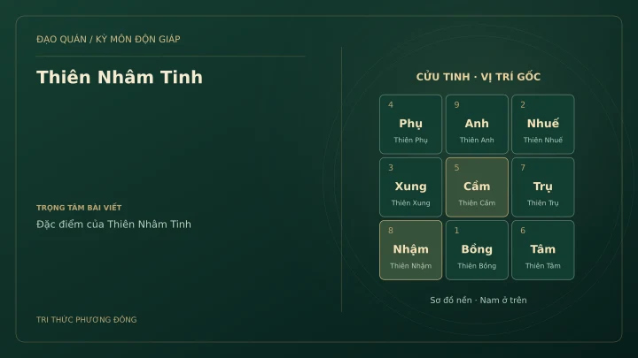 Sơ đồ Kỳ Môn: Thiên Nhâm Tinh
