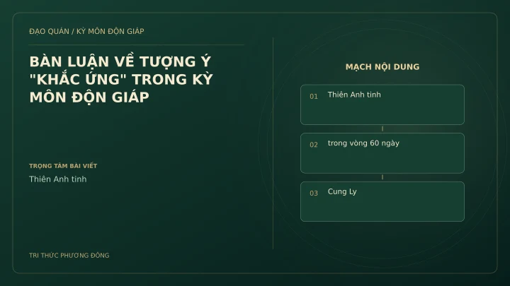 Sơ đồ Kỳ Môn: BÀN LUẬN VỀ TƯỢNG Ý "KHẮC ỨNG" TRONG KỲ MÔN ĐỘN GIÁP