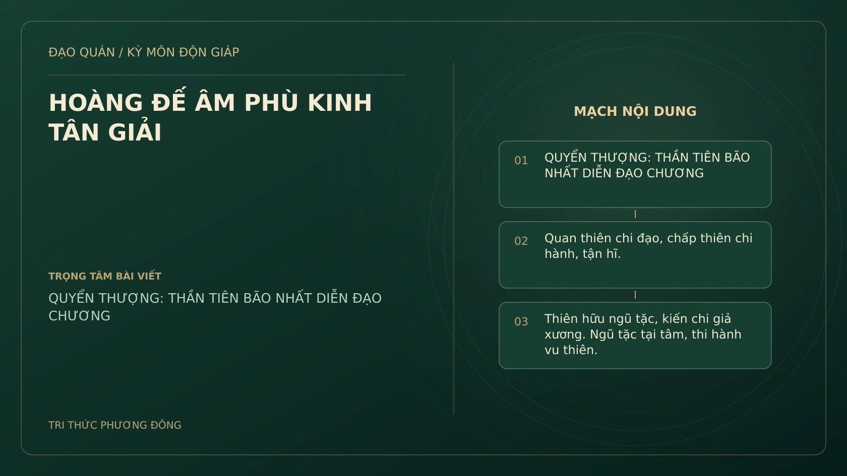 Sơ đồ Kỳ Môn: HOÀNG ĐẾ ÂM PHÙ KINH TÂN GIẢI